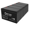 Mighty Max Battery 12V 8Ah UPS Battery Replaces 7Ah 28W BB Battery SH1228W - 4 Pack ML8-12MP41672